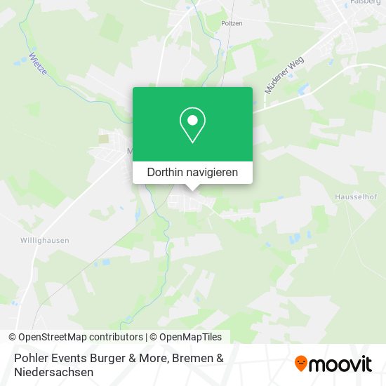 Pohler Events Burger & More Karte