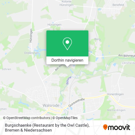 Burgschaenke (Restaurant by the Owl Castle) Karte