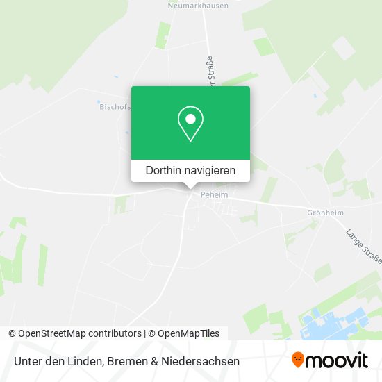 Unter den Linden Karte