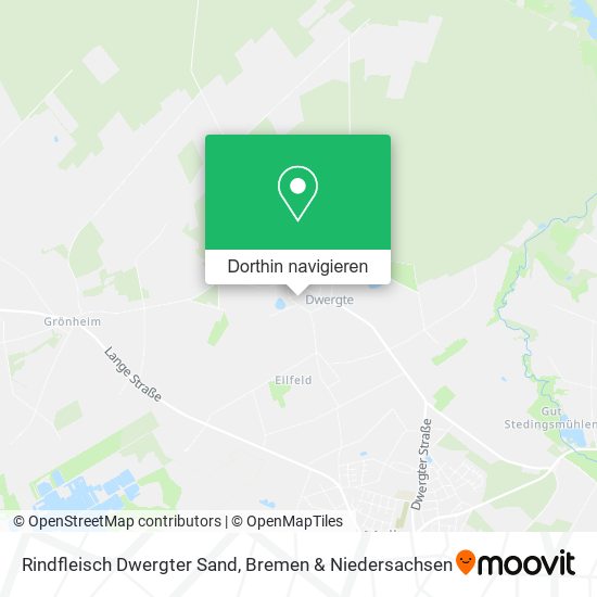 Rindfleisch Dwergter Sand Karte