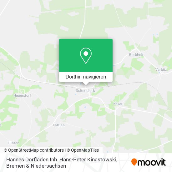 Hannes Dorfladen Inh. Hans-Peter Kinastowski Karte