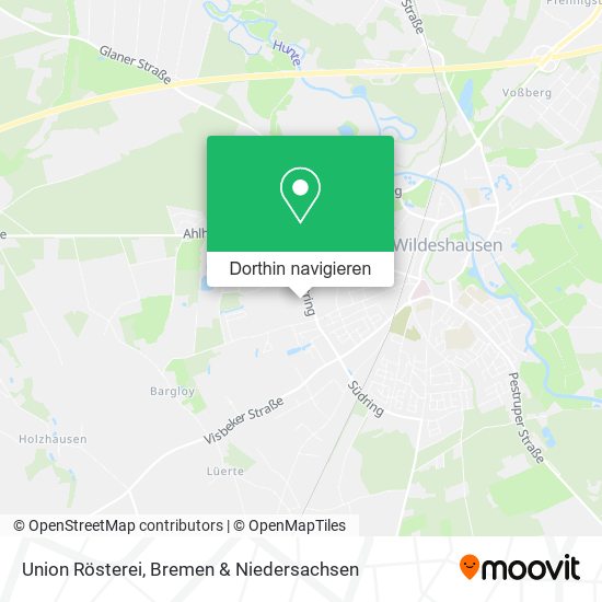 Union Rösterei Karte