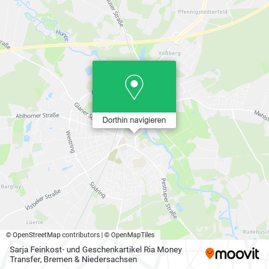 Sarja Feinkost- und Geschenkartikel Ria Money Transfer Karte