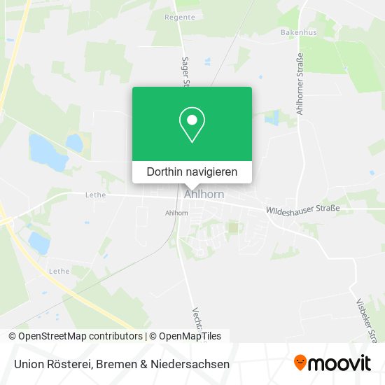 Union Rösterei Karte