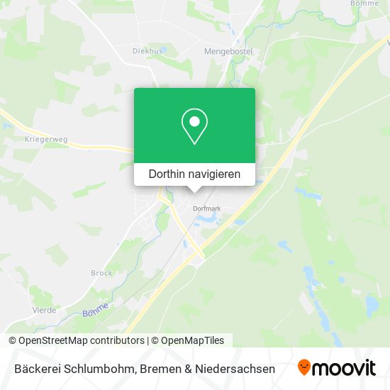 Bäckerei Schlumbohm Karte