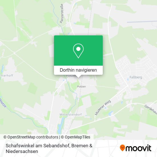 Schafswinkel am Sebandshof Karte
