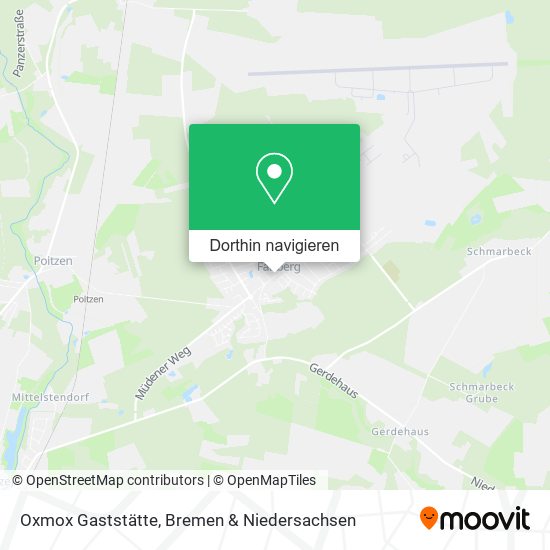 Oxmox Gaststätte Karte