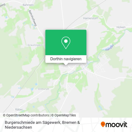 Burgerschmiede am Sägewerk Karte