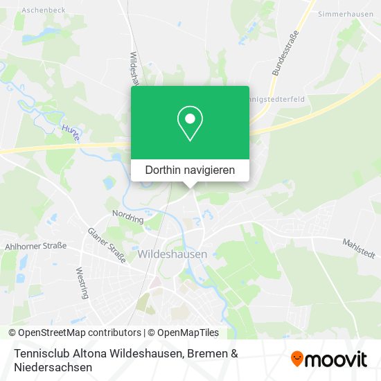 Tennisclub Altona Wildeshausen Karte