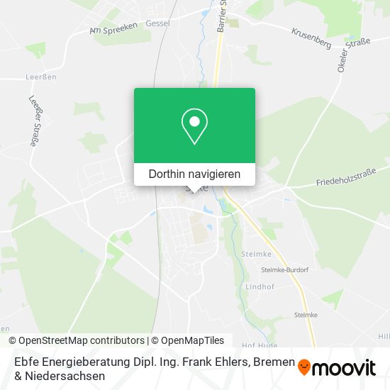 Ebfe Energieberatung Dipl. Ing. Frank Ehlers Karte