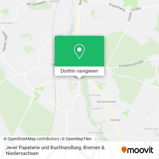 Jever Papeterie und Buchhandlung Karte