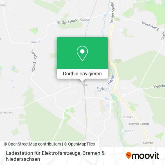 Ladestation für Elektrofahrzeuge Karte
