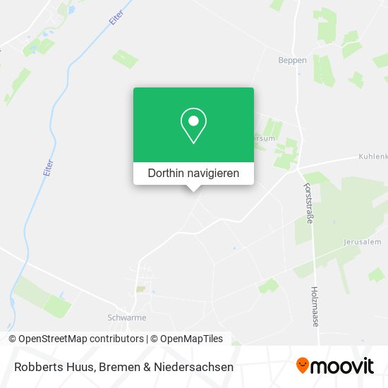 Robberts Huus Karte