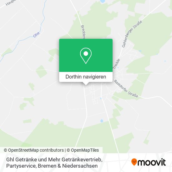 Ghl Getränke und Mehr Getränkevertrieb, Partyservice Karte