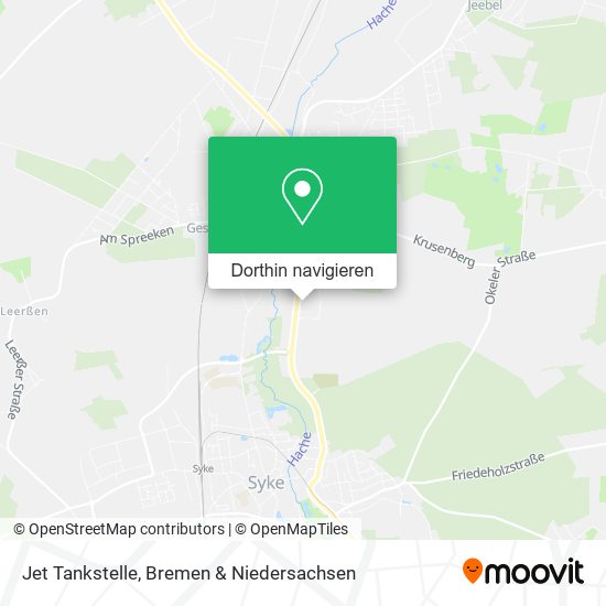 Jet Tankstelle Karte