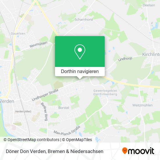 Döner Don Verden Karte