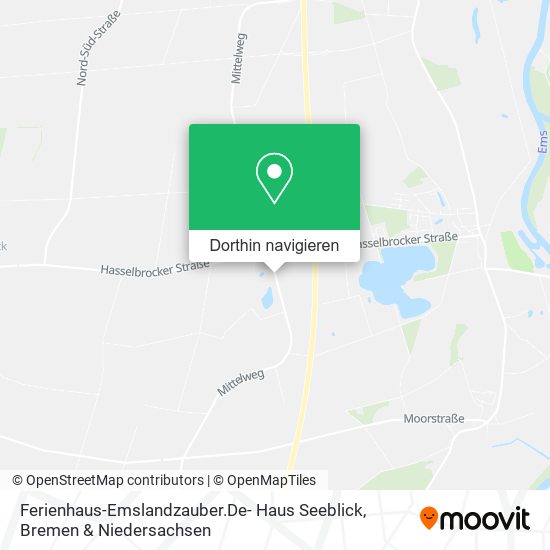 Ferienhaus-Emslandzauber.De- Haus Seeblick Karte