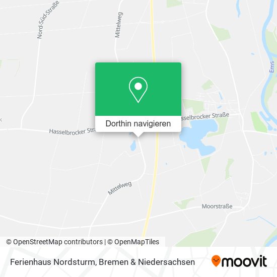 Ferienhaus Nordsturm Karte