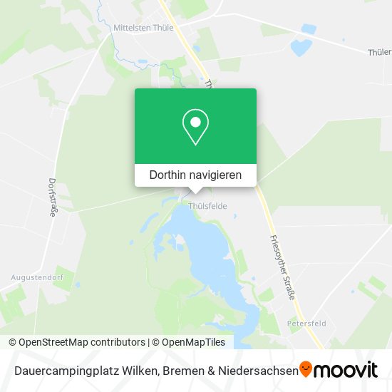 Dauercampingplatz Wilken Karte