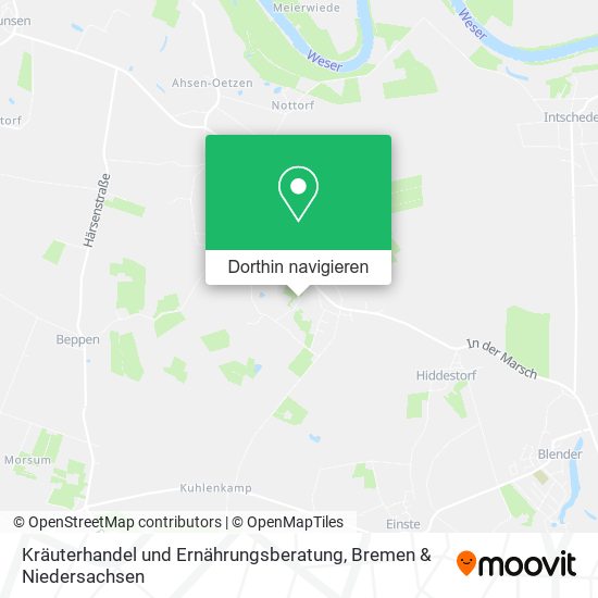 Kräuterhandel und Ernährungsberatung Karte