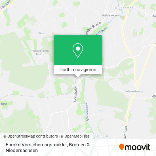 Ehmke Versicherungsmakler Karte