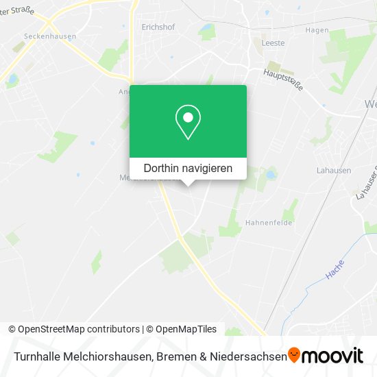 Turnhalle Melchiorshausen Karte