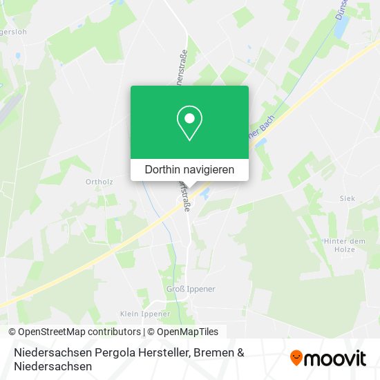 Niedersachsen Pergola Hersteller Karte