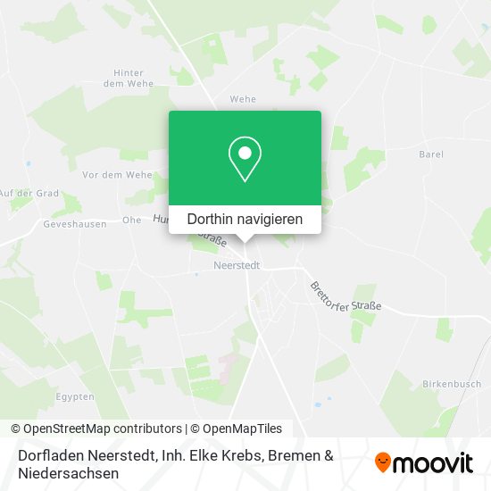 Dorfladen Neerstedt, Inh. Elke Krebs Karte