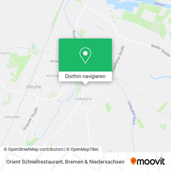 Orient Schnellrestaurant Karte