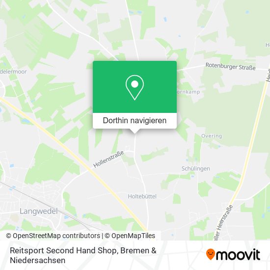 Reitsport Second Hand Shop Karte