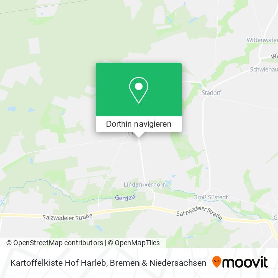 Kartoffelkiste Hof Harleb Karte