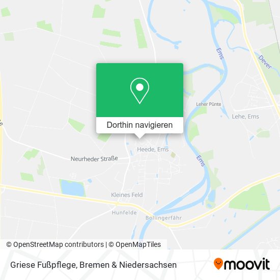 Griese Fußpflege Karte