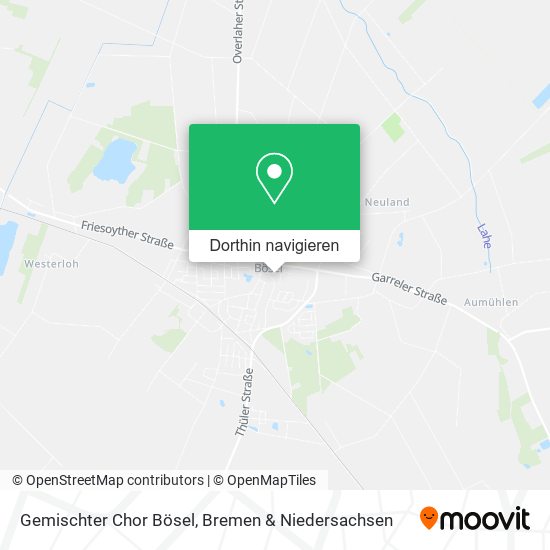 Gemischter Chor Bösel Karte