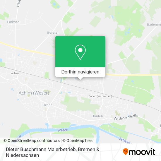 Dieter Buschmann Malerbetrieb Karte