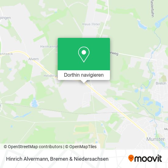 Hinrich Alvermann Karte