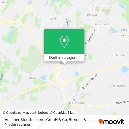 Achimer Stadtbäckerei GmbH & Co Karte