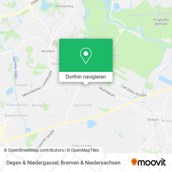 Degen & Niedergassel Karte