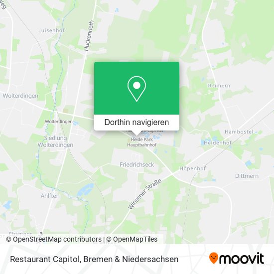 Restaurant Capitol Karte