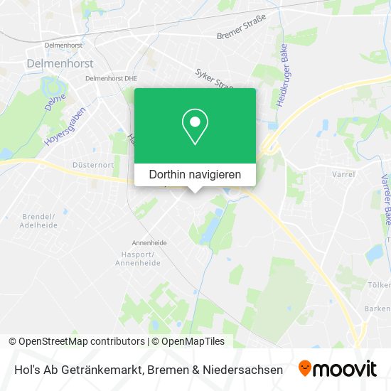 Hol's Ab Getränkemarkt Karte