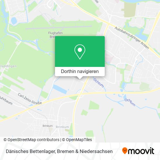 Dänisches Bettenlager Karte