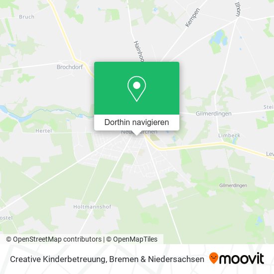 Creative Kinderbetreuung Karte