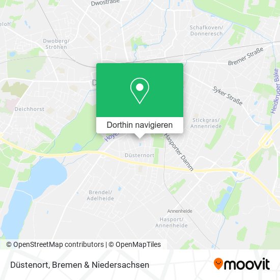 Düstenort Karte