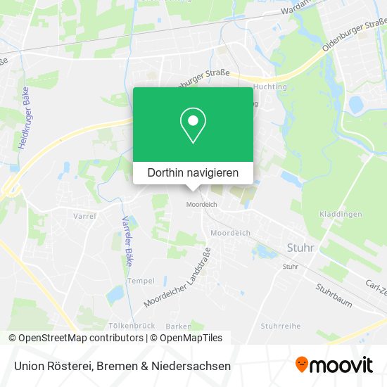 Union Rösterei Karte