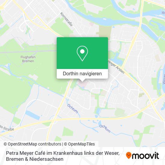 Petra Meyer Café im Krankenhaus links der Weser Karte