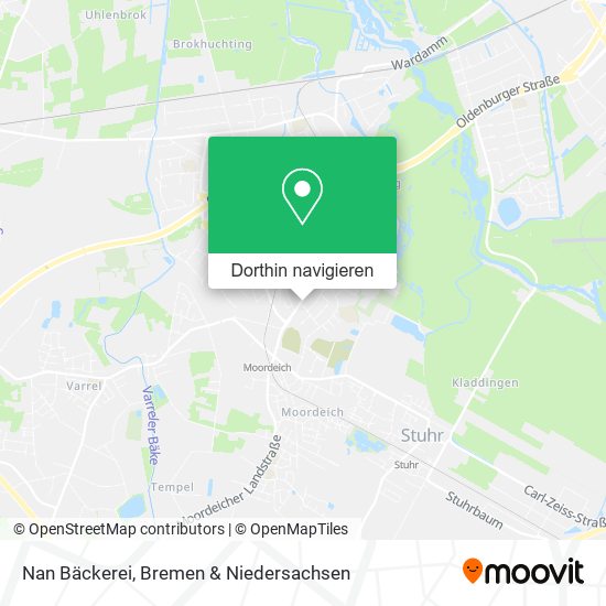 Nan Bäckerei Karte