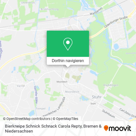 Bierkneipe Schnick Schnack Carola Repty Karte