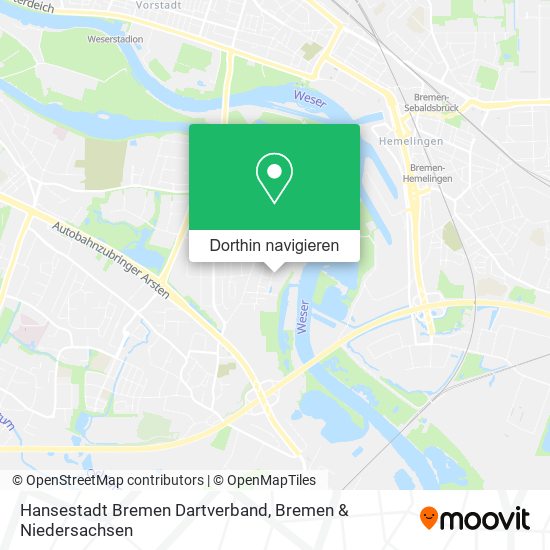 Hansestadt Bremen Dartverband Karte