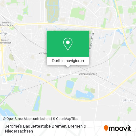 Jerome's Baguettestube Bremen Karte