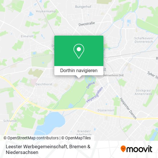 Leester Werbegemeinschaft Karte