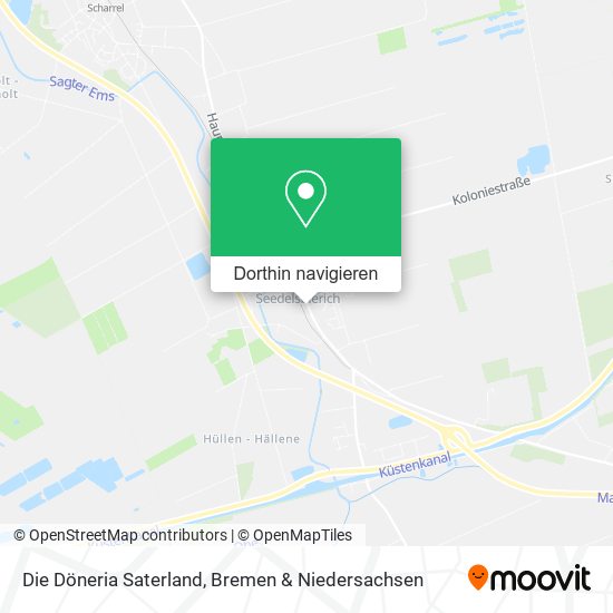 Die Döneria Saterland Karte